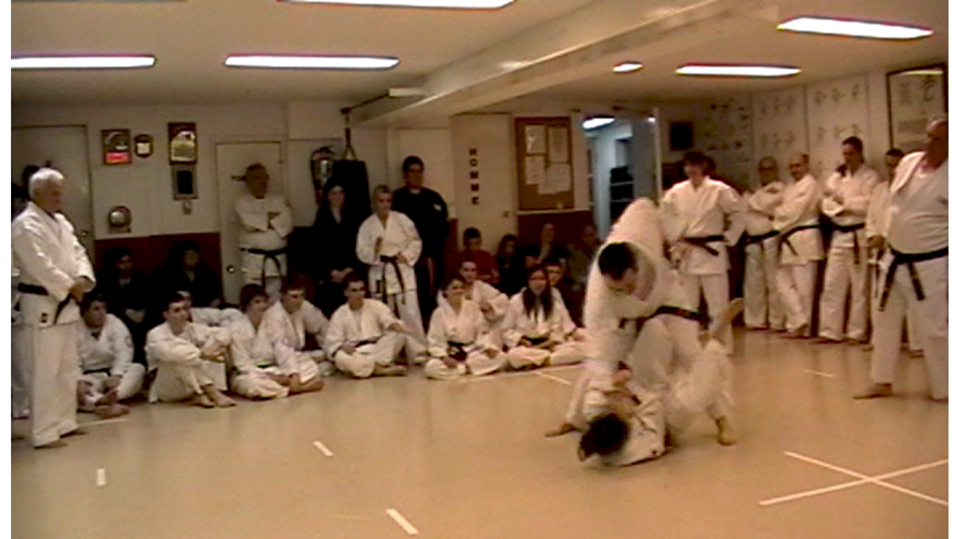 Examen de ceinture noire contre David