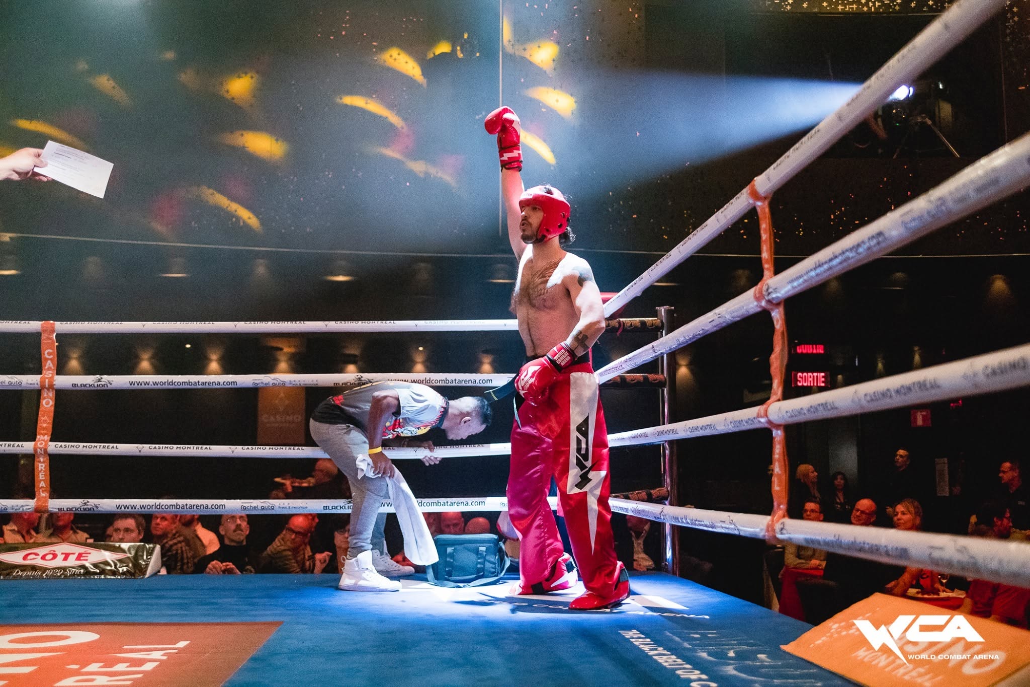 Combat de kickboxing